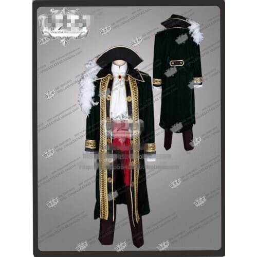 Anime Hetalia: Axis Powers Spain Pirate Uniform Cosplay Costume Halloween Suit For Women Men Outfit