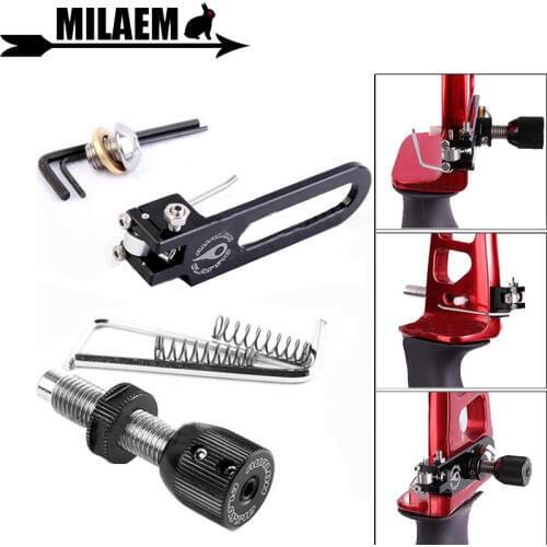 Archery Arrow Rest Cushion Plunger Screw On Arrow Rest Pressure Button Click Aluminum Alloy Recurve Bow Shooting Accessories