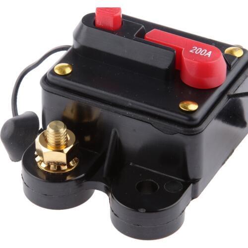 Waterproof 200 Amp Manual Reset Circuit Breaker 12v/24v Car Auto Boat Fuse