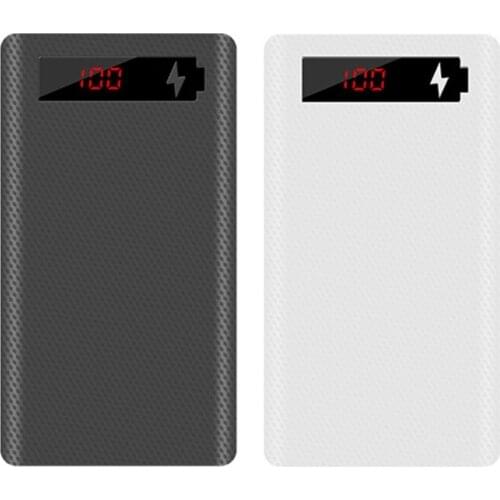 L6 LCD Display 6x18650 Battery Case Power Bank Shell Charger Box Without Battery