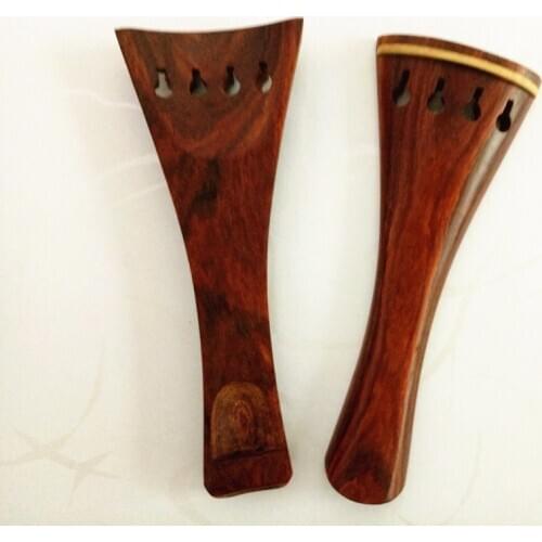 1 pcs 4/4 rosewood Violin Tailpiece fixed Fine Tuners Tail Gut, Violin Accessories