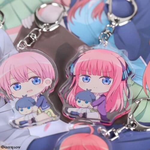 1Pc Nakano Miku Loli Acrylic Figure Keychain Pendants Gifts Anime Go-Toubun No Hanayome The Quintuplets