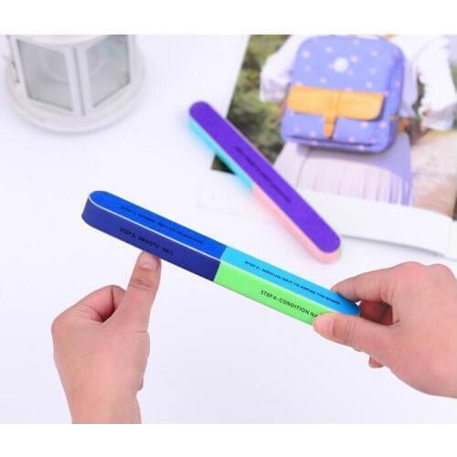 20PCS/Lot High Quality Nail File Of The 7Ways Nail Buffer - Manicure / Pedicure Polishing BUFF FILE EMERY BOARD NEW
