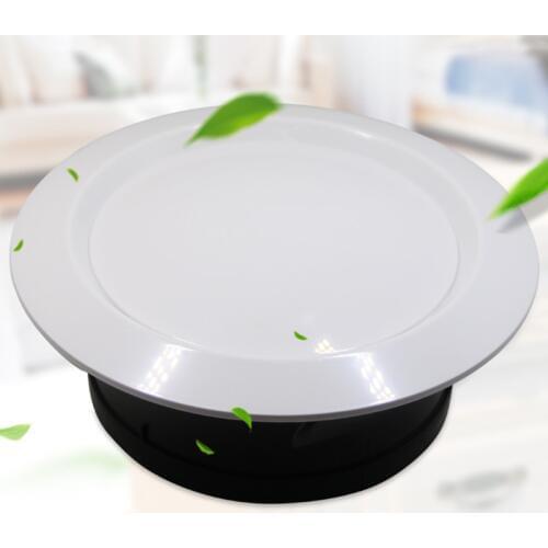 200mm ABS Air Vent Cover Bathroom Ceiling Wall Supply and Exhaust Ventilation Grille for Round Duct Pipe