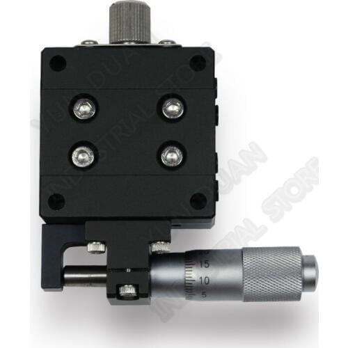 30*30mm X Axis Manual Displacement Trimming Platform Cross Roller Guide Way Linear Stage Sliding Table High precision LX30-R