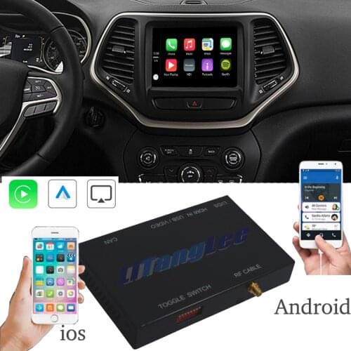 Car Camera Carplay Decoder Adapter For Jeep Cherokee KL 2014~2020 Mirror Link Display Android Auto Play 360 BirdView