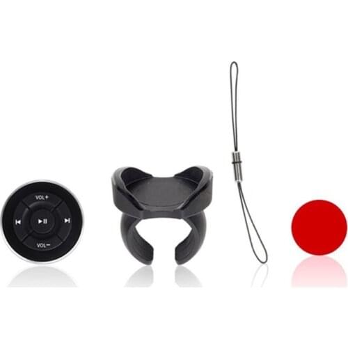 Wireless Bluetooth Media Button Remote Controller Car Motorcycle Bike Steering Wheel MP3 Music Play For -Android Phone Tablet