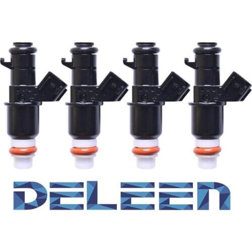 Deleen 4 x Fuel Injector For H onda Fit CITY 1.5L VTEC Flow Matched 16450 PWC J01 Car Accessories