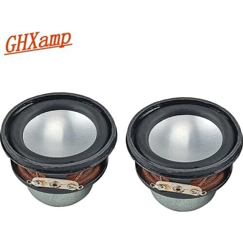 Ghxamp 1.75 Inch Neodymium Speaker 4Ohm 8W Full Range Speaker Unit Long Stroke Aluminum Basin Dual Magnetic Audio Driver Parts