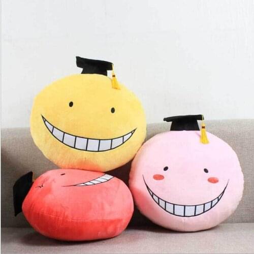 30cm Anime Korosensei Koro Sensei Teacher Plush Stuffed Toys Assassination Classroom Kids Gift Toys For Children