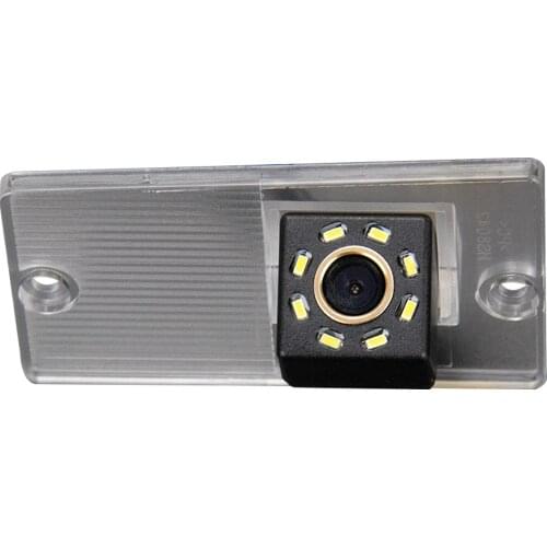 Misayaee Car Rear View Reverse Parking Camera Golden 8 Led for KIA Cerato 2008 2009Night Vision Waterproof