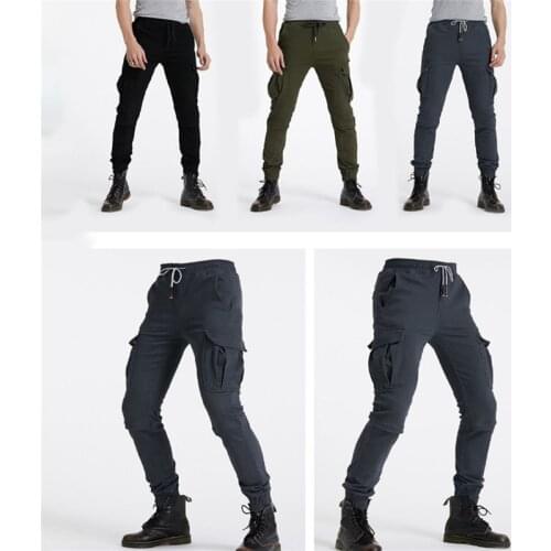 Men & Women Riders Equipment Tooling Casual Hidden Knee Pads Hip Gears STYLE Jeans Hockey Pants Off-road Motorcycle Riding Pants