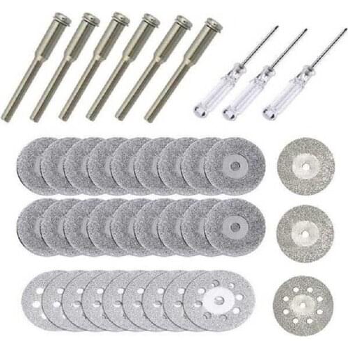 39 pieces of cutting blade set, electric grinder crane grinder accessories combination grinding, polishing and cutting