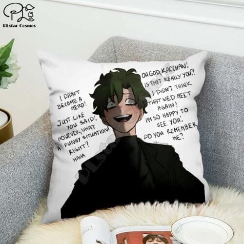 Anime My Hero 3d printed Academia Pillow Case Polyester Decorative Pillowcases Throw Pillow Cover style-3