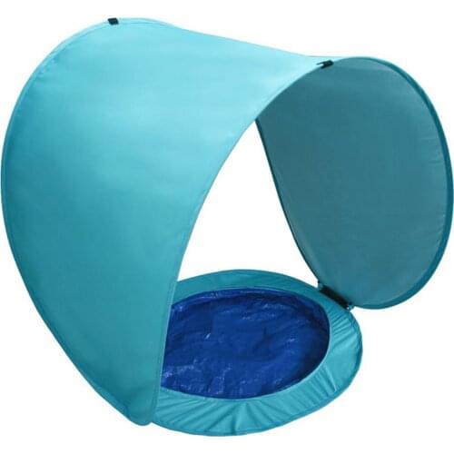 Pop Up Baby Beach Tent With Pool Easy Fold Up Unique Portable Outdoor Camping Picnic Beach Sunshade Baby Blue Tent