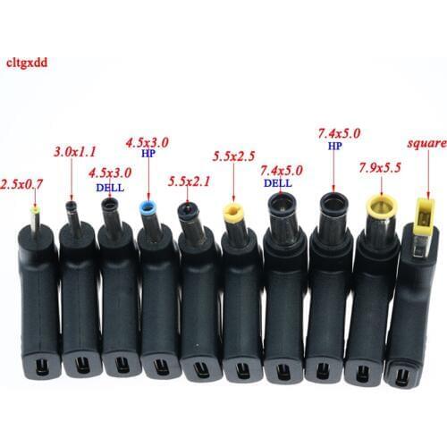 USB Type C Female to 4.5*3.0 3.0*1.1mm male DC Power Jack Connector Laptop Power Charging Adapter Converter for Lenovo Asus DELL