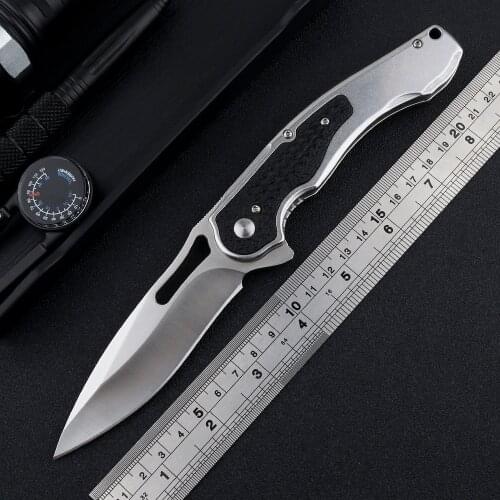 OEM CR 5480 folding knife ball bearing 8Cr13MoV blade steel handle outdoor tactical defense hunting EDC tool knife
