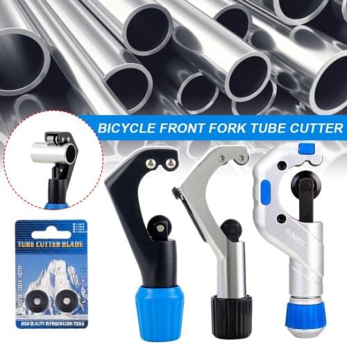 Mountain Bike Front Fork Cutter Bike Tube Cutter Adjustable Aluminum Alloy Cutting Tool for Head Tube Handlebar Seat Post