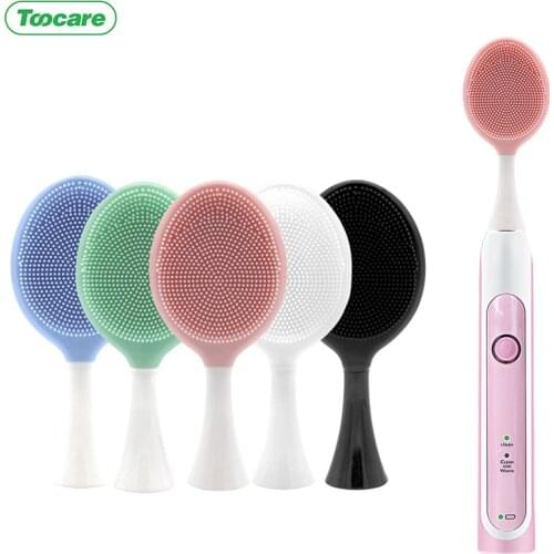 Silicone Facial brush heads, Replacement Toothbrush heads, compatible with diamond clean electric toothbrush,replacement heads