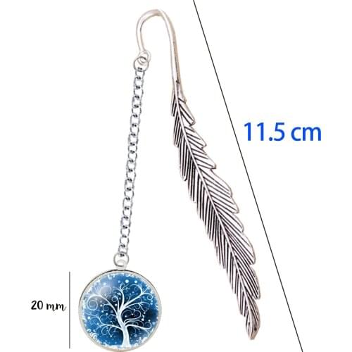 Tree Of Life Bookmark Faith Belief Pendant Book Marker Supernatural Plant Binder Index Divider For Reading Book Marque Page Mate