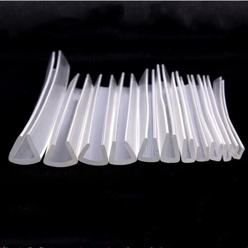 0.5mm - 8mm Thick Panel Board Sheet PVC U Strip Edge Shield Encloser Bound Glass Metal Wood Vehicle Seals Transparent