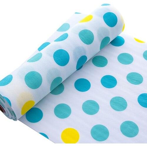 Non Slip Waterproof Closet Placemat 1 Roll Table Shelf Liner Drawer Mat Wallpaper Oil-proof Moisture Kitchen Cupboards Pad Paper