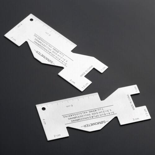 1PC Metal Sewing Measuring Gauge Quilting Rulers for Cutting Fabric Tool Accessories