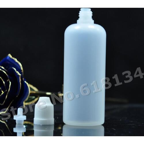 1200pcs 100ml squeeze plastic dropper bottle with screw caps for liquid