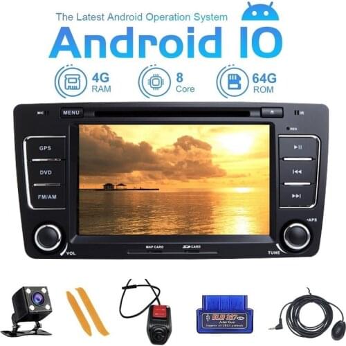 ZLTOOPAI Android 10 Car Radio 2 Din For Skoda Octavia Yeti Car Multimedia Player GPS Stereo Audio DVD Player Car Player IPS DSP