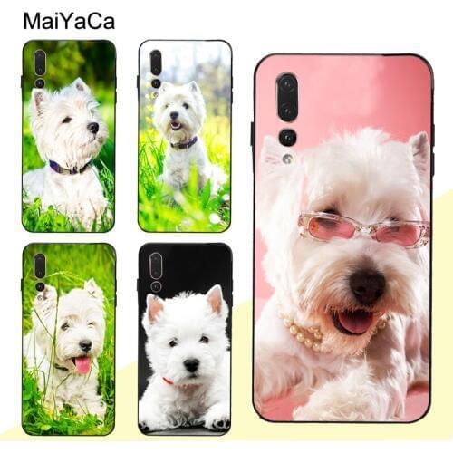 MaiYaCa West Highland Westie Dog Case For Huawei P30 Pro P40 P10 P20 Lite Mate 20 30 10 Lite P Smart 2019 Z