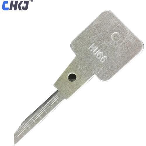 CHKJ 20pcs/lot Original Engraved Line Key for LiShi 2 in 1 HU66 Scale Shearing Teeth Blank Car Key Locksmith Tools Supplies