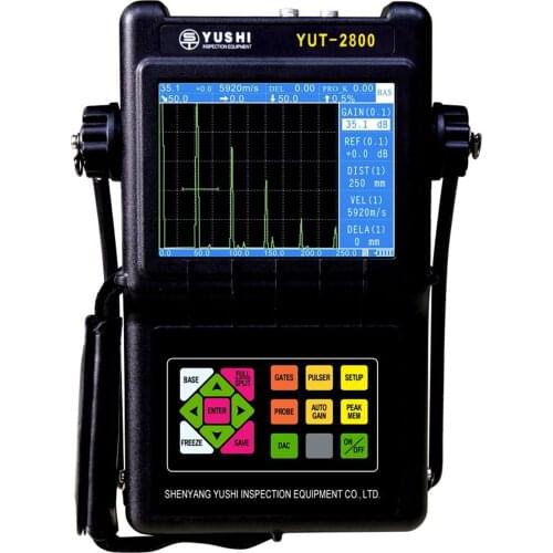 YUT2800 Digital metal Ultrasonic Flaw Detector with Four Impedance Matching Range 0-4500 mm