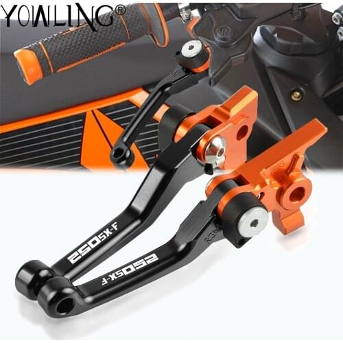 For 250SXF 250 SXF 2014 2015 2016 2017 2018 Motorcycle Accessories CNC Aluminum Dirt Bike Handle Folding Brake Clutch Lever