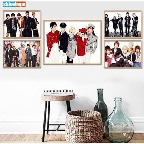 Custom SHINee Canvas Poster 27X40cm30X45cm Home Decor Canvas Printing Silk Fabric Print Wall Poster No Frame