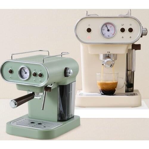 220V Coffee Machine 15 Bar Italian Espresso Coffee Machine Automatic Milk Frother Wand Home Cappuccino Latte Mocha Coffee Maker
