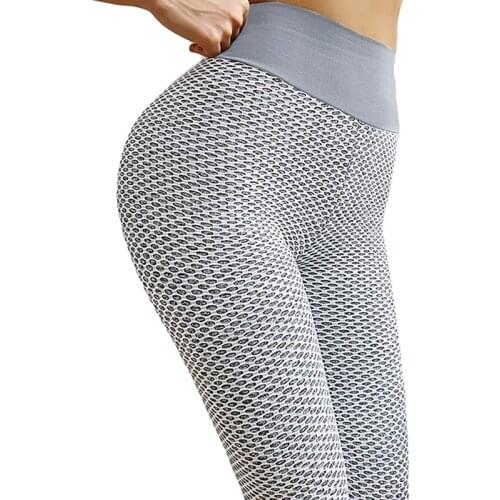 Legging Anti Cellulite Sport Women Fitness Yoga Pants Seamless Workout Honeycomb Leggings High Waist Elastic Push Up Tights
