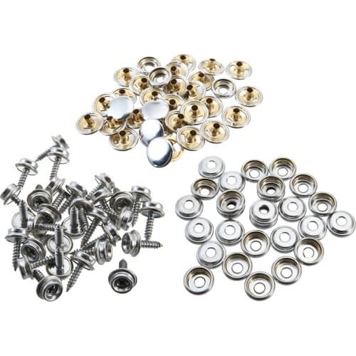 Mayitr 30 Set Snap Fastener Screw Kit Stainless Steel Push Button Cover Plane Tent Boat Camping Car Canopy Accessories Tools
