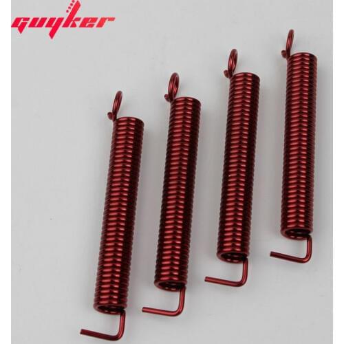 Guyker Guitar Tremolo Bridge Springs(Set of 4) Replacement for Strat ST FR Style Precision Instruments Red