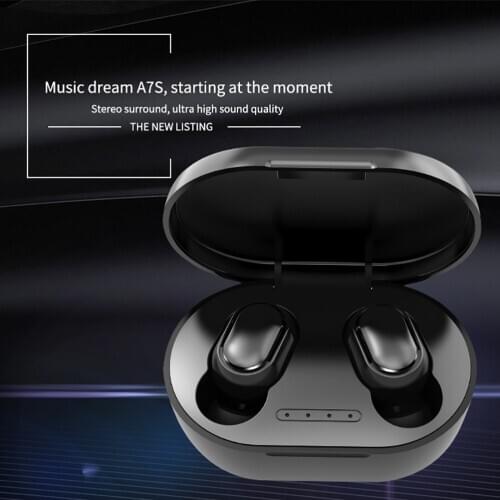 E7S TWS 5.0 Earphone In-ear Headphone Mini Wireless Bluetooth Headset with Button Binaural HD Call LED Electric Display