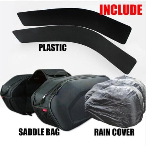 New SA212 motorcycle waterproof racing motorcycle helmet travel luggage suitcase saddle bag + a pair of raincoats and plastic 2