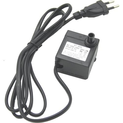 Submersible Fountain Air Fish Tank Aquarium Water Pump EU Plug 220V 5W 50Hz 77UD