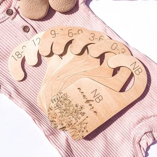 NEW mum Wildflower Nursery Baby Closet Dividers Baby Wardrobe Divider Clothes Organizer