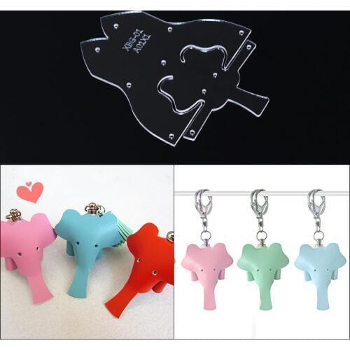 Sewing pattern Acrylic template DIY leather sewing pattern Acrylic template leather craft making animal style 6*5*4cm