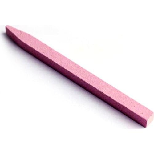 1Pc Unique Stone Nail File Cuticle Remover Trimmer Buffer Nail Art Tool (Random Color)