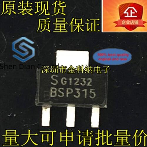 10pcs 100% orginal new in stock BSP315 BSP315P MOS field effect tube TO-223 60V 1.17A transistor