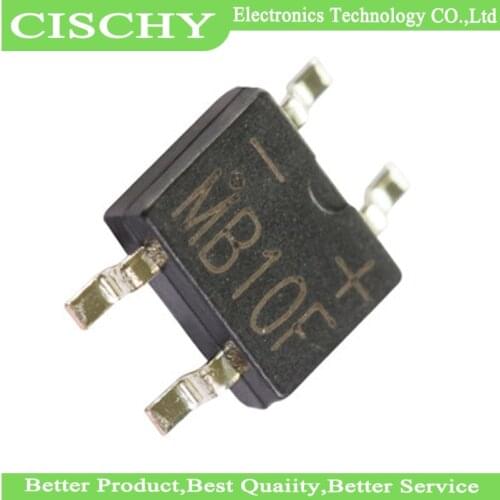 10PCS MB10F SOP-4 1A 1000V SMD