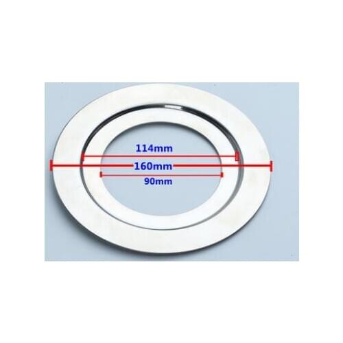 160mm Turn 114 To 90 Stainless Steel Sink Caliber Adapter Garbage Disposer Adapter Accessories