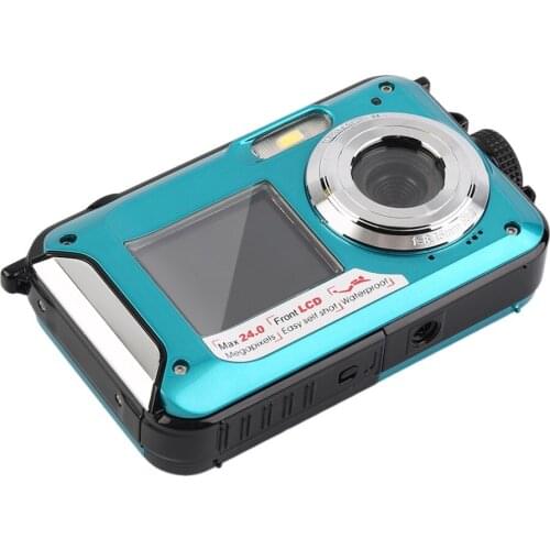 2.7inch TFT Digital Camera Waterproof 24MP MAX 1080P Double Screen 16x Digital Zoom Camcorder hot new