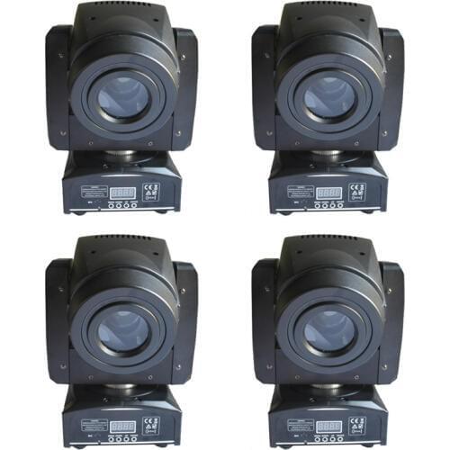 4Pcs/lot High Quality 60W 3 Facet Prism LED Moving Head Spot Lights 4/15 DMX Channel 60W Gobo Beam Spot Moving Head Lights