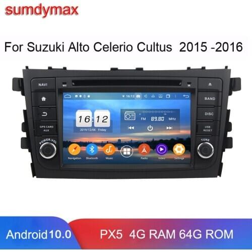 7inch touch screen android 10 car multimedia player for alto Celerio Cultus 2015 2016 car audio stereo gps glonass bluetooth